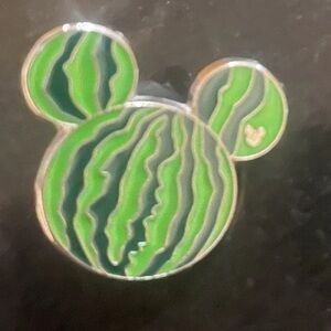 Disney Pin - Hidden Mickey Pin Watermelon Mickey Icon RARE